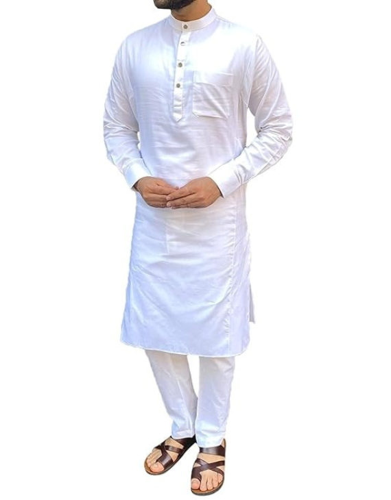Majestic Dhobi Cotton Kalidar Kurta Pajama Set